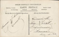 CPA Muguet de Mail Bonheur Pour L'Annee Femme