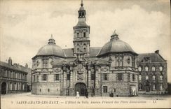 CPA Saint Amand Les Eaux L'Hotel de Ville Ancien Prieure des Peres Benedictins