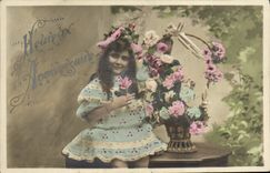 VINTAGE POSTCARD Happy Birthday Child