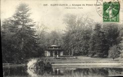 VINTAGE POSTCARD Holy Cloud Kiosk of Prince Imperial