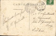 Nube santa de la POSTAL de la VENDIMIA la opinión del parque de la cascada grande durante el agua grande