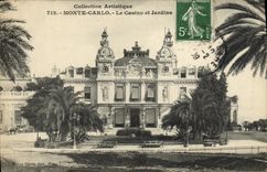 CPA Monte Carlo Le Casino et les jardins
