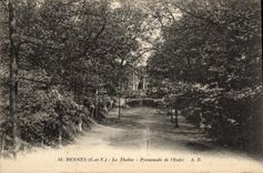CPA Rennes Le Thabor Promenade de l'Enfer