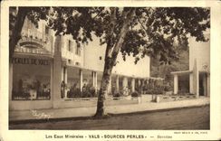 VINTAGE POSTCARD Valleys Sources perlees Refreshment bars