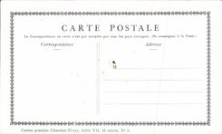 CPA Fantaisie Publicite Chocolat Vinay La fileuse Gerard Dou 