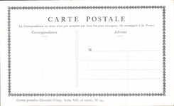 CPA Fantaisie Publicite Chocolat Vinay La famille de Gerard Dou 