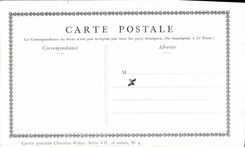 VINTAGE POSTCARD Fantaisie Publicity Vinay Chocolate cuts It head Saint Aubin Enfants