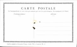 CPA Fantaisie Publicite Chocolat Vinay L'epiciere du village Gerard Dou