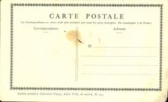 CPA Fantaisie Publicite Chocolat Vinay La fossette ou le jeu de noyaux Saint Aubin Enfants