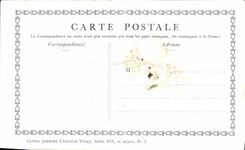 CPA Fantaisie Publicite Chocolat Vinay Le jeu de cache cache Lancret 