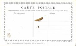 CPA Fantaisie Publicite Chocolat Vinay L'occupation selon l'age Watteau Fileuse Chat Chien Enfants