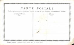 CPA Fantaisie Publicite Chocolat Vinay La fileuse Gerard Dou