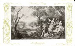 CPA Fantaisie Publicite Chocolat Vinay Le printemps Lancret