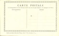 VINTAGE POSTCARD Fantasy Publicity Vinay Chocolate the desire to like Lord's Prayer Coiuffure Hairdresser