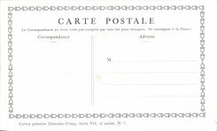 CPA Fantaisie Publicite Chocolat Vinay Concert pastoral Lancret 