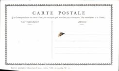 CPA Fantaisie Publicite Chocolat Vinay La liseuse Gerard Dou