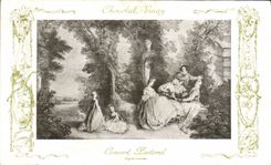 CPA Fantaisie Publicite Chocolat Vinay Concert pastoral Lancret