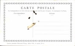 CPA Fantaisie Publicite Chocolat Vinay Le Printemps Lancret