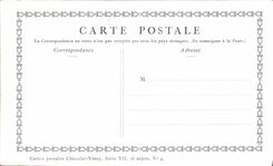 CPA Fantaisie Publicite Chocolat Vinay Les amours du bocage Lancret Moutons