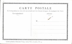 CPA Fantaisie Publicite Chocolat Vinay La famille de Gerard Dou