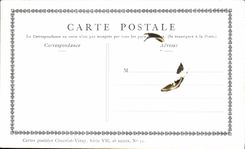 CPA Fantaisie Publicite Chocolat Vinay Femme tenant une volaille Gerard Dou