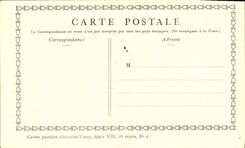 VINTAGE POSTCARD Fantasy Publicity Vinay Chocolate the peasant dance Watteau