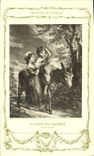 VINTAGE POSTCARD Fantasy Publicity Vivay Chocolate children of the thatched cottage Gainsborough Ass Mule