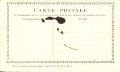 CPA Fantaisie Publicite Chocolat Vivay Mademoiselle Camargo Alncet