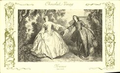 CPA Fantaisie Publicite Chocolat Vivay Nicaise lancret