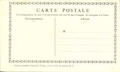 VINTAGE POSTCARD Fantasy Publicity Vivay Chocolate the Lancret morning