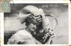 VINTAGE POSTCARD Fantasy Woman Gaby Deslys