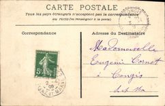 CPA Fantaisie CAisse Femme 