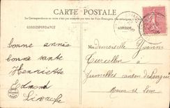 VINTAGE POSTCARD Fantasy Woman children Year 1906