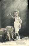 VINTAGE POSTCARD Fantasy Child soap bubbles