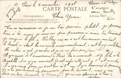 VINTAGE POSTCARD Fantasy Child Paris Panorama of Tileries and the Champs Elysées