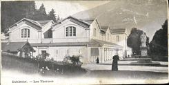 VINTAGE POSTCARD Luchon thermal baths
