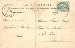 VINTAGE POSTCARD Fantaisie Woman I think has to you Folklore