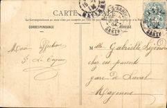 VINTAGE POSTCARD Fantasy Woman the novel of the village