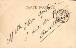 VINTAGE POSTCARD Fantasy Woman Pebble and the pot with milk Folklore