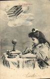 VINTAGE POSTCARD Fantasy Child the hope
