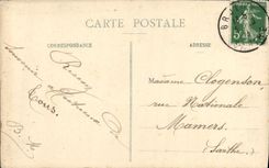 VINTAGE POSTCARD Abbey Of the Benedictines De Solesmes Famous Sculptures the Assumption