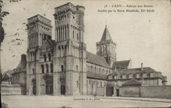 CPA Caen Abbaye Aux Dames Fondee Par La Reine Mathilde