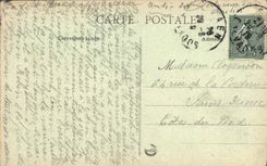 VINTAGE POSTCARD Caen Abbey With the Ladies Rested By the Mathilde Queen