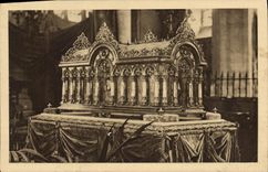 Caza de la POSTAL de la VENDIMIA pequeña de Vermeil ofrecida por Lisieux el Brasil