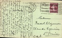 VINTAGE POSTCARD Lille Places theater the Stock Exchange