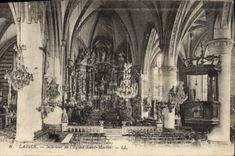 CPA Laigle Interieur De I'Eglise Saint Martin