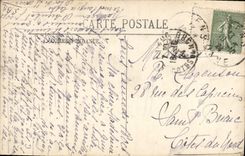 POSTAL de la VENDIMIA Sens la catedral la puerta Jean Saint visto de la torre del plomo