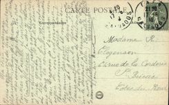 CPA Caen Abside De I'Eglise Saint Pierre Caleches