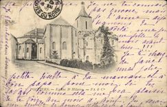CPA Poitiers Eglise St Hilaire