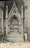 Abadía de la POSTAL de la VENDIMIA Saint de la tumba de Denis de rey Dagobert 1r